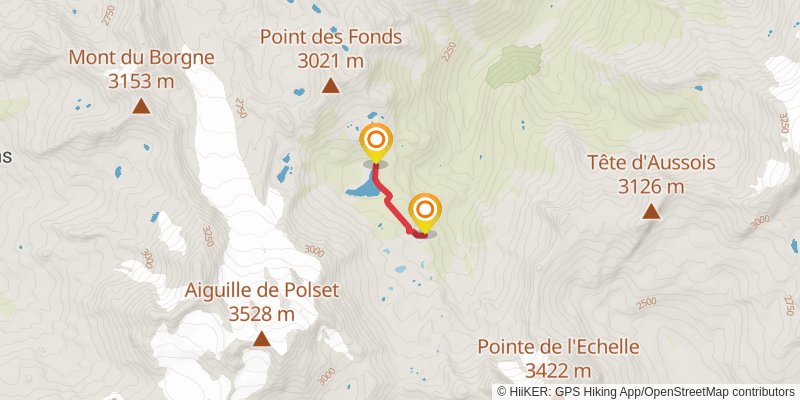 La Vanoise spur 2 Map
