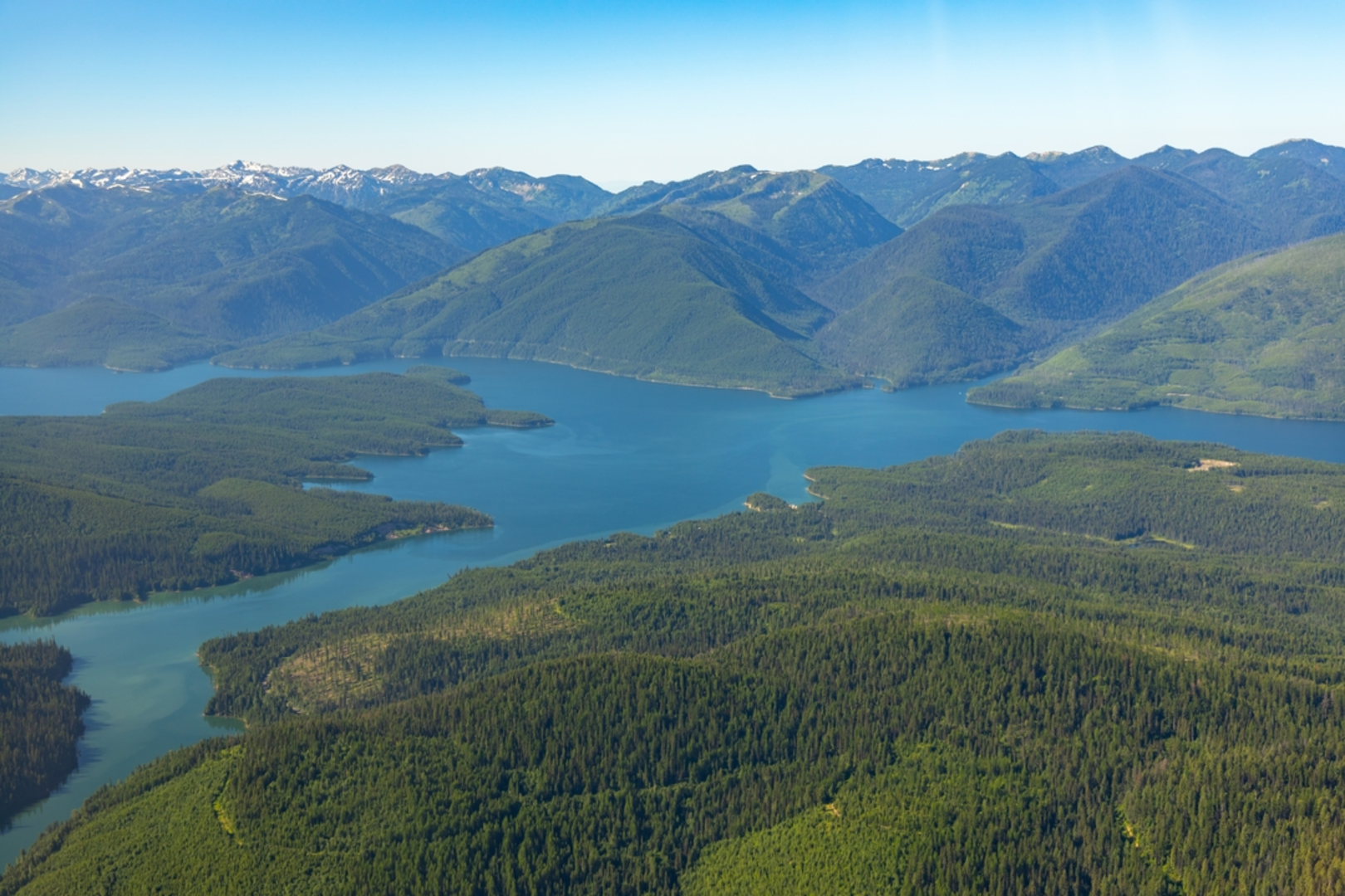 An image depicting the trail Logan - Dirtyface Trail and its surrounding area.