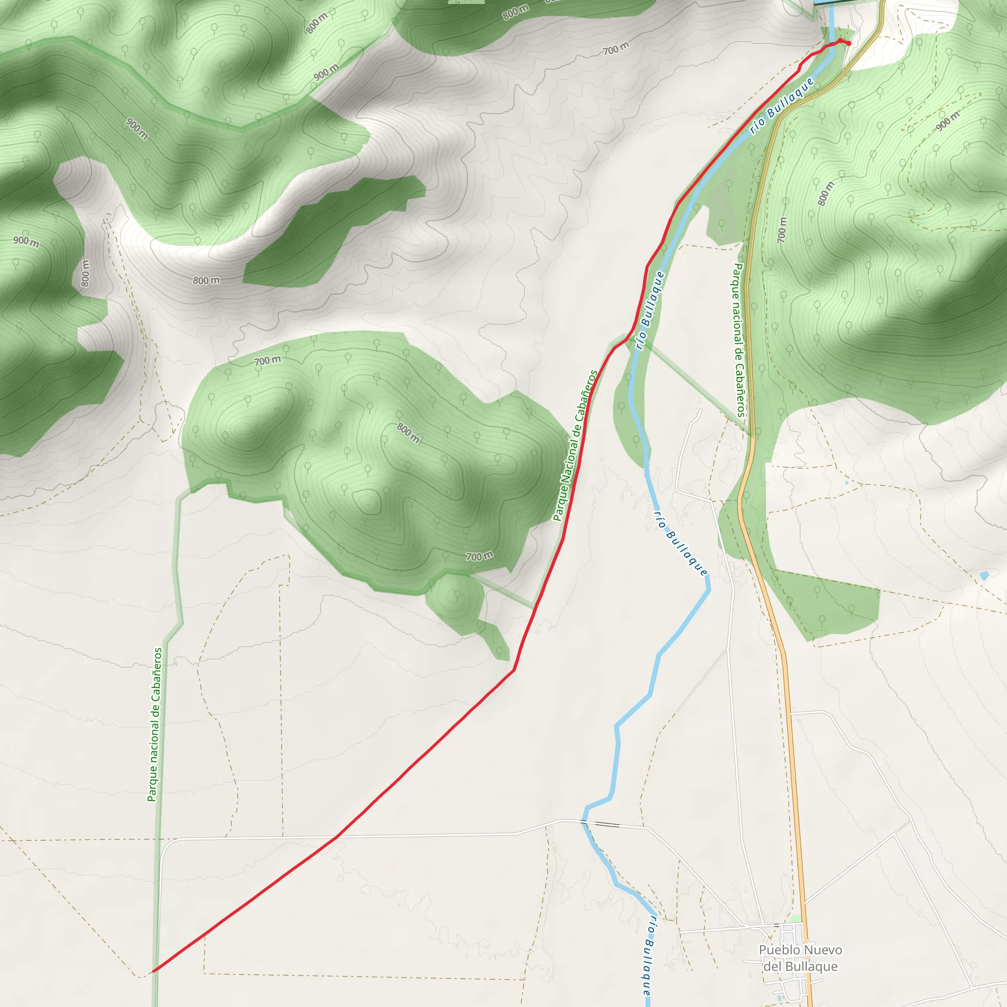 Senda de la Torre de Abraham mobile static map