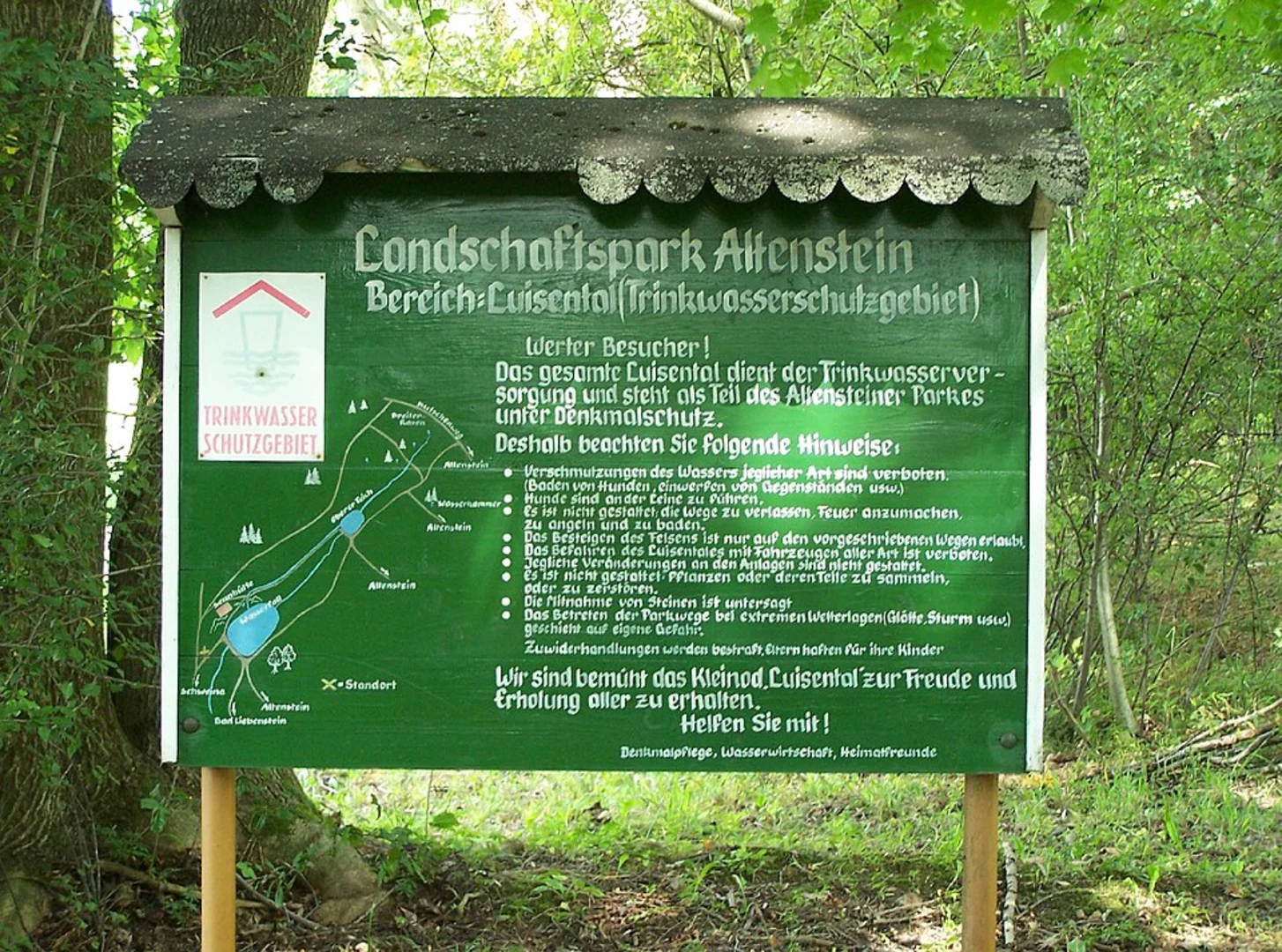 An image depicting the trail Bad Tabarz Loop and its surrounding area.