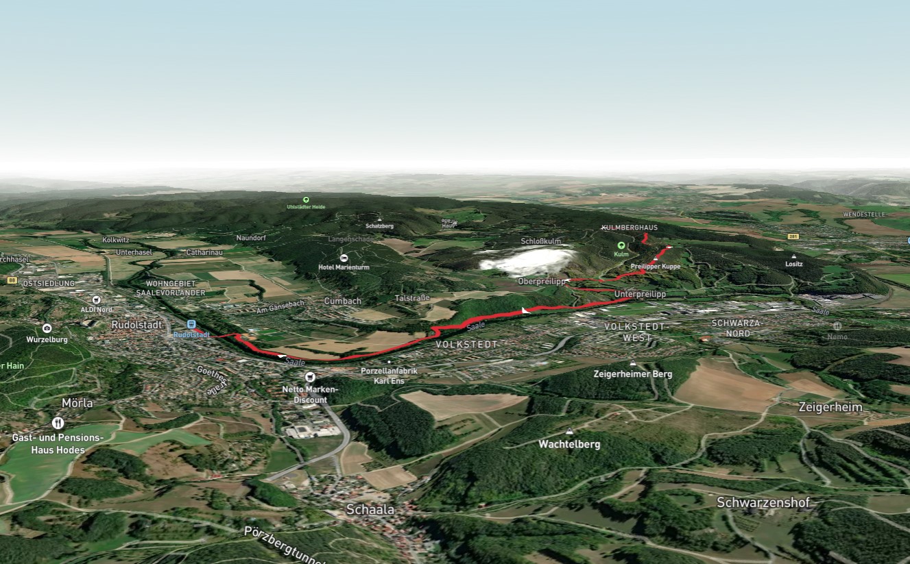 Lindingberg to Rudolstadt via Feegrotten Kyffnaeuser Weg