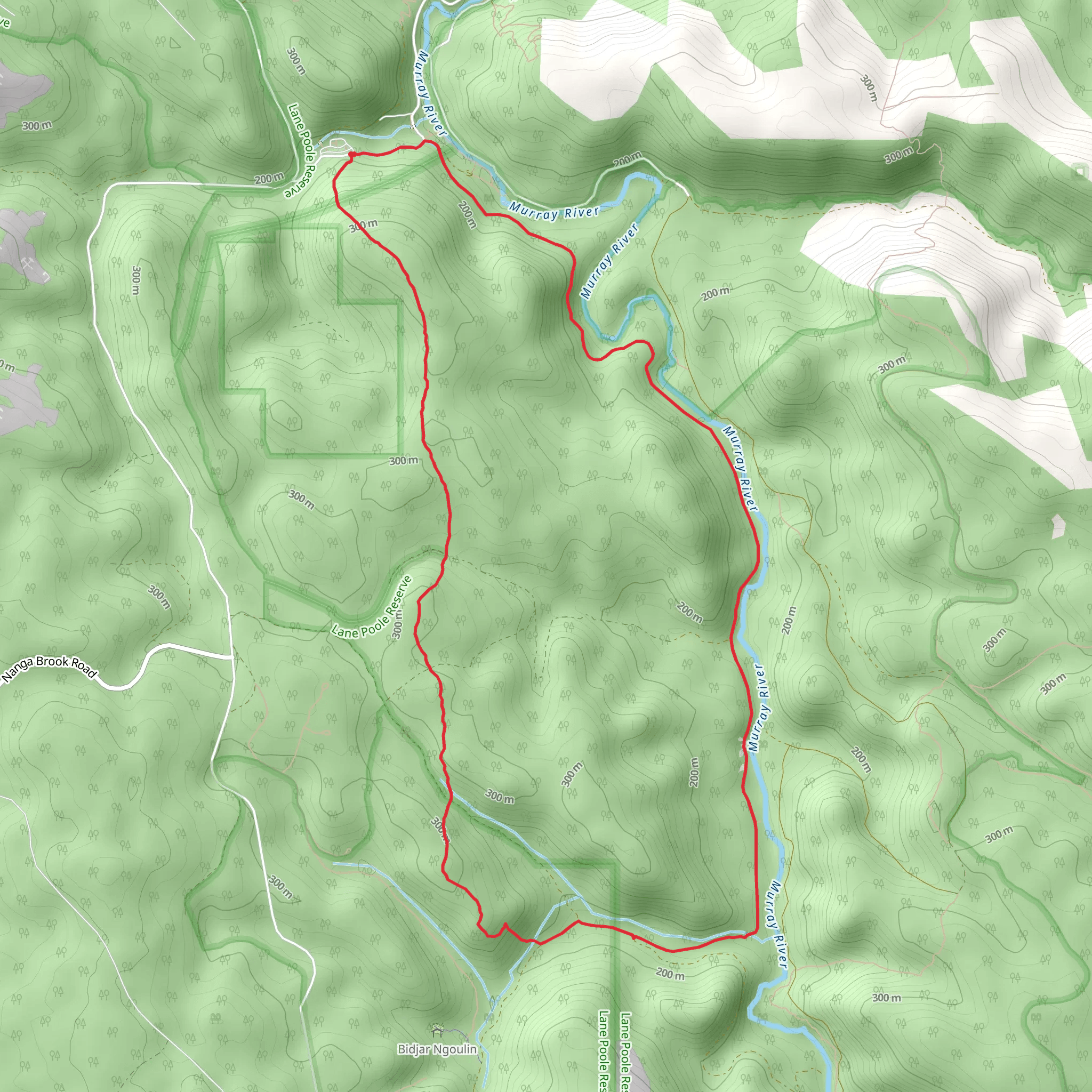 King Jarrah Walk mobile static map