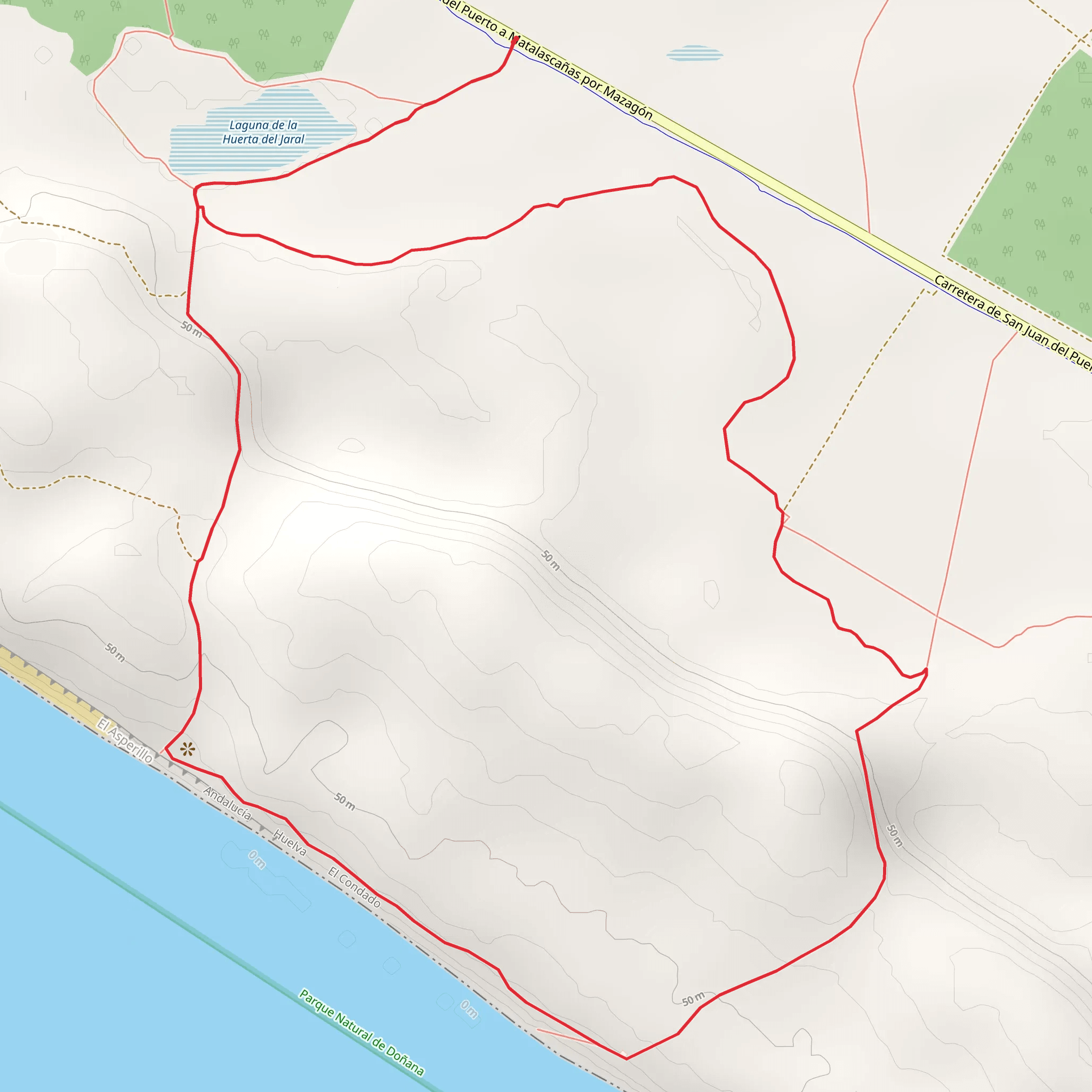 Por Acantilado El Asperillo mobile static map