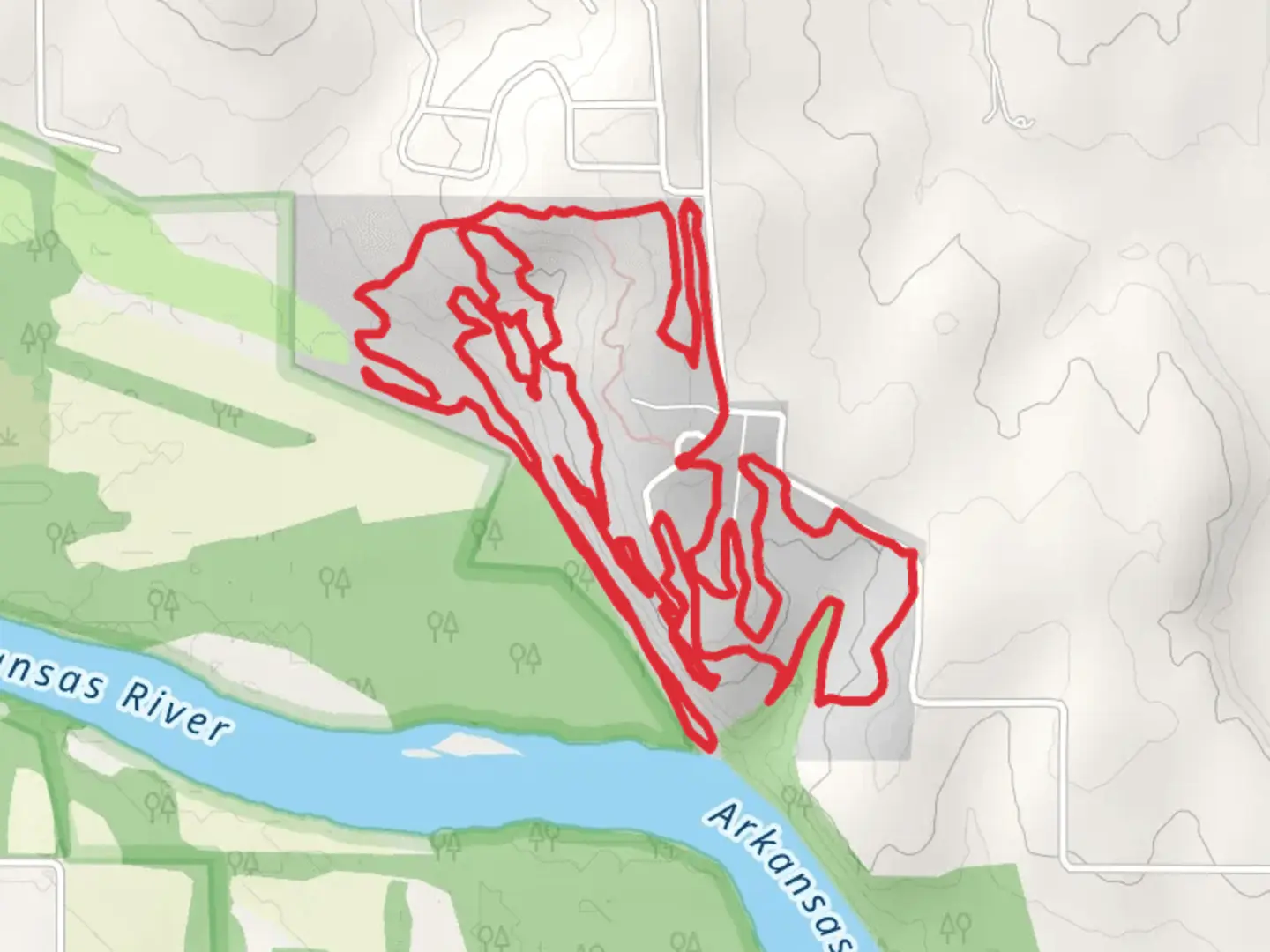 An image depicting the trail Camp Horizon Loop - Long and its surrounding area.