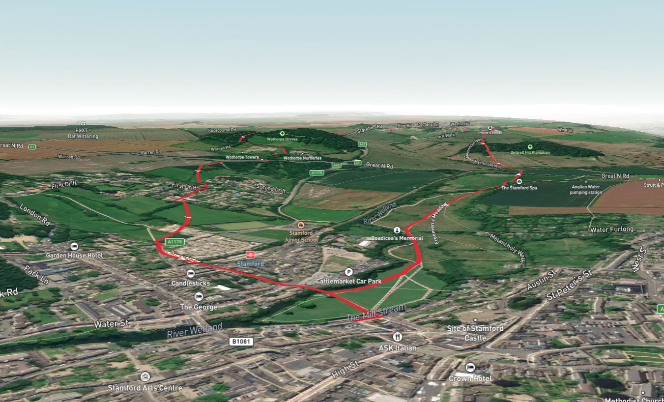 Dottrell Hill Plantation and Wothorpe Groves Loop