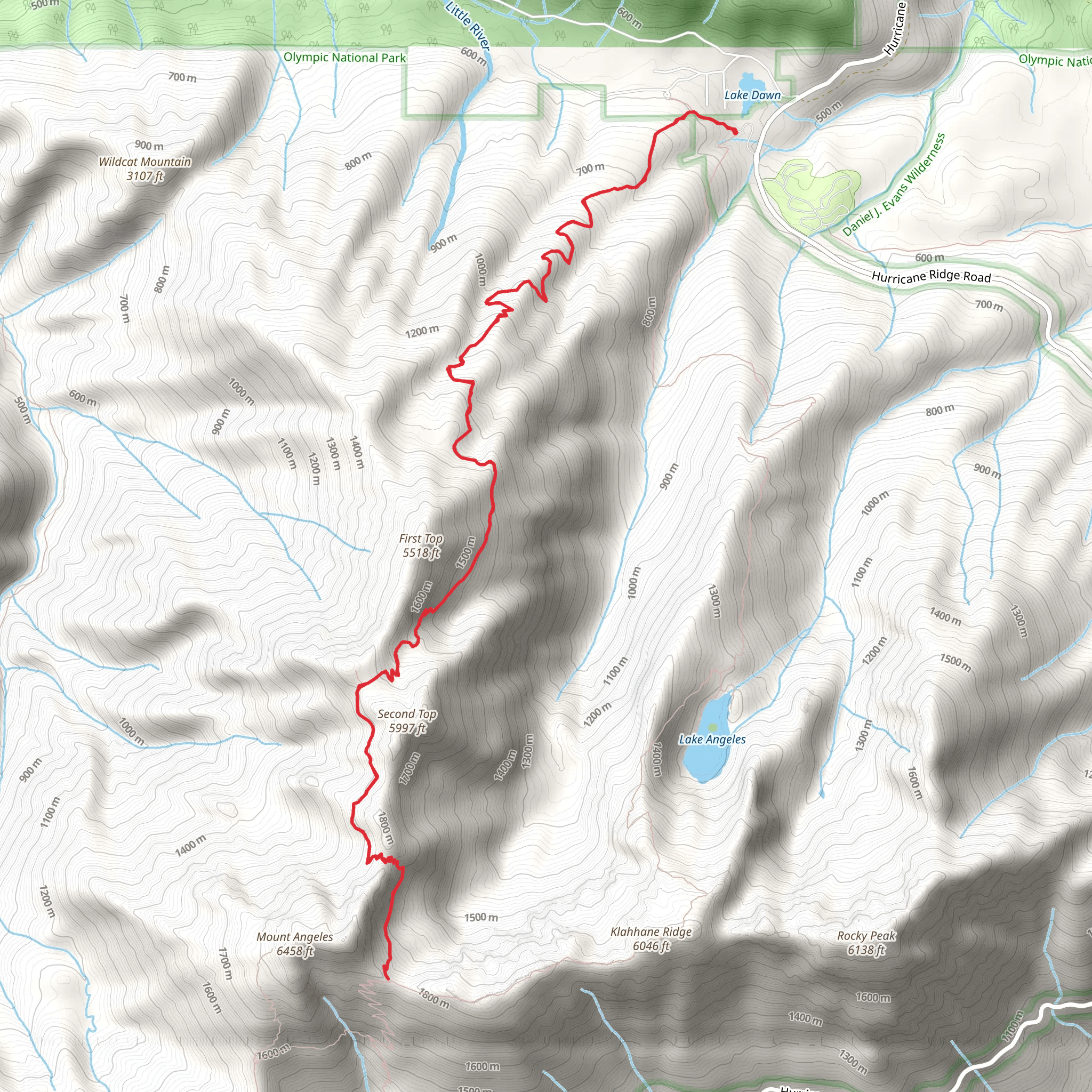 Heather Park Trail mobile static map