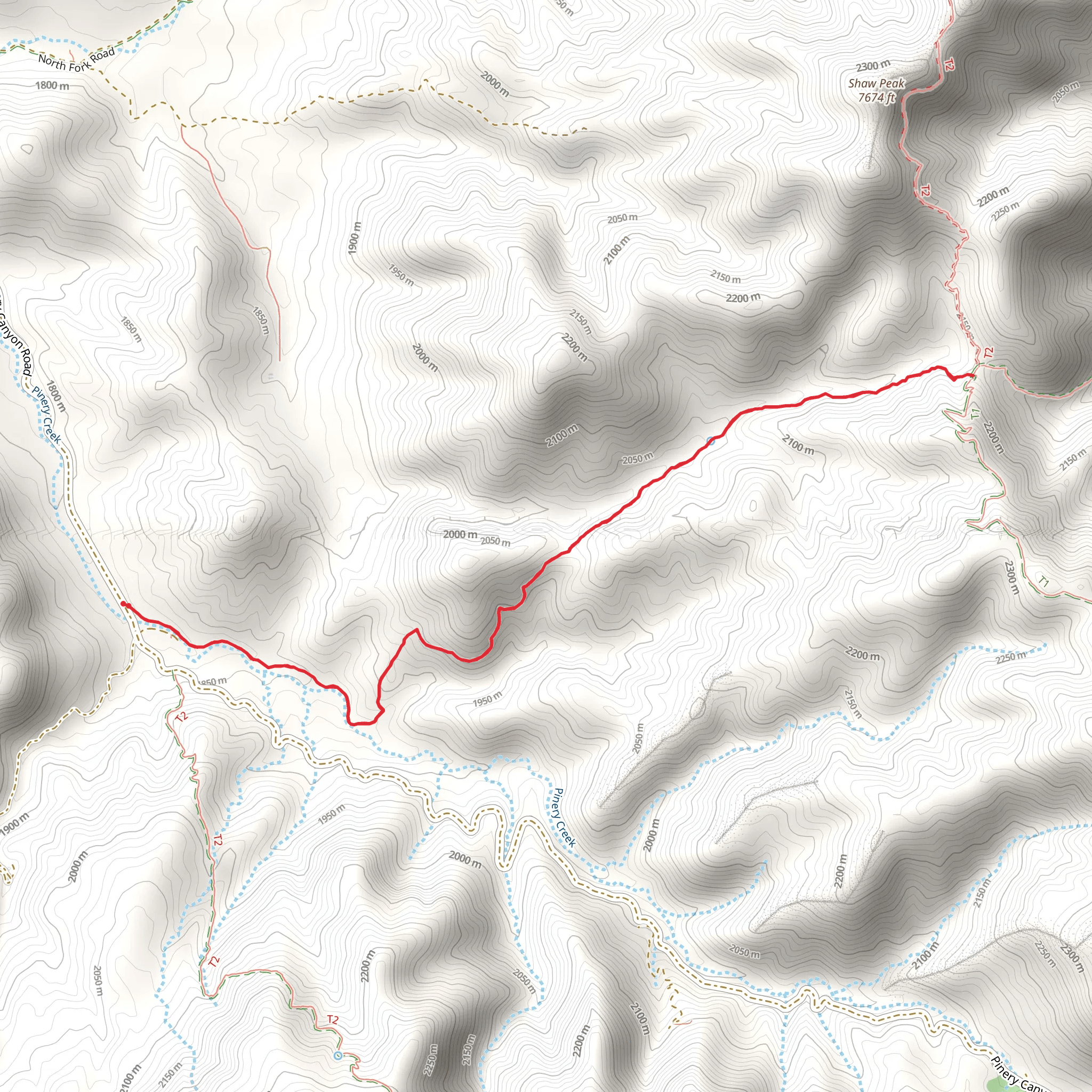 Pinery - Horsefall Trail mobile static map