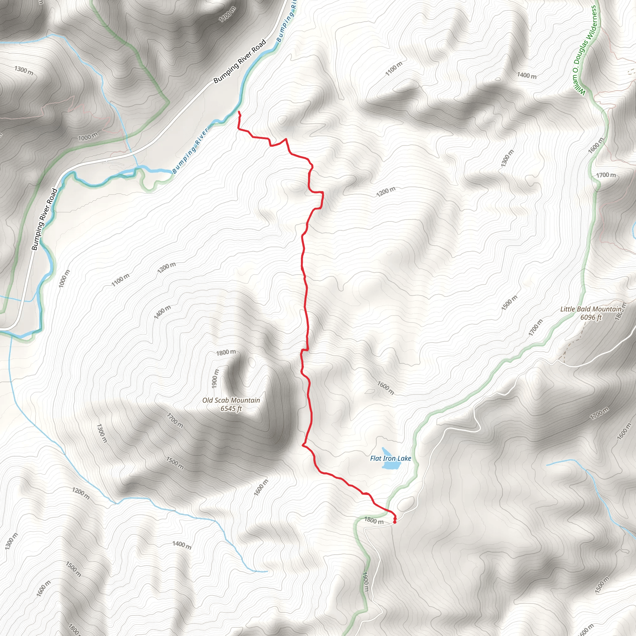 Soda Spring Trail mobile static map