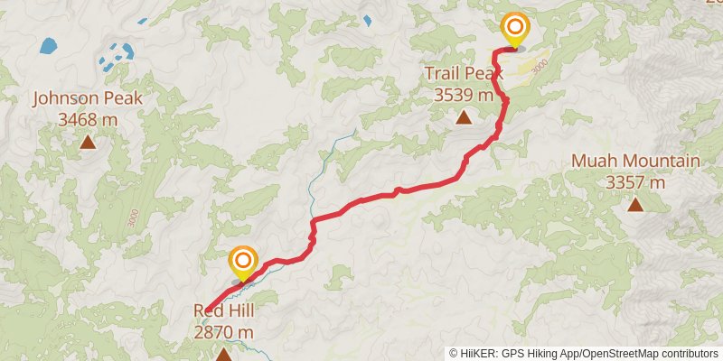 Trail Pass Trail stage 2 Map