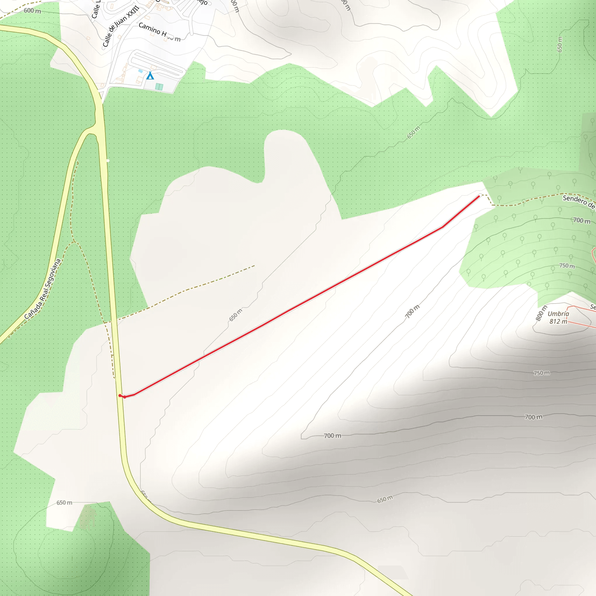 Ruta de Plaza de los Moros mobile static map
