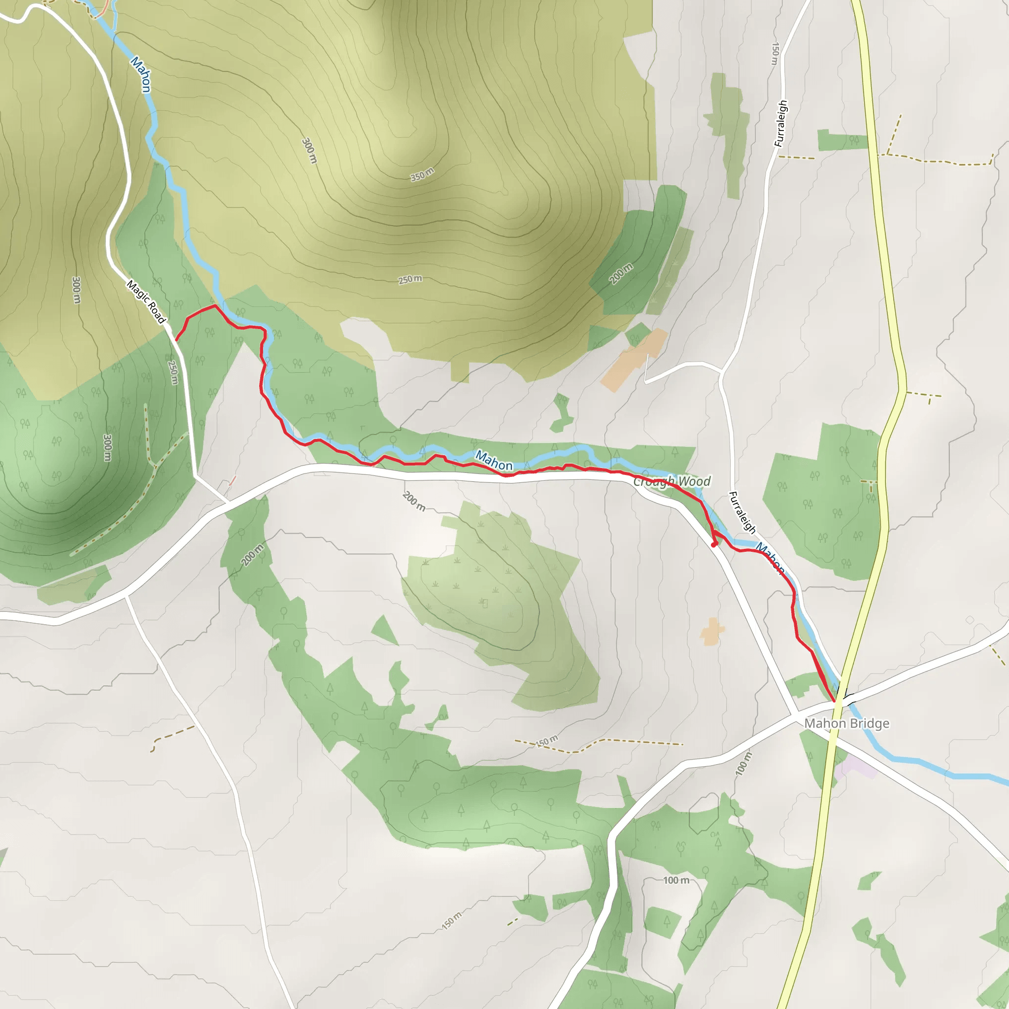 Crough Wood Walk mobile static map