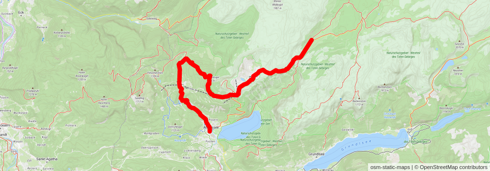 Northern Alpine Trail stage 20 Map