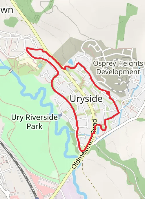 Aberdeenshire Walking mobile static map