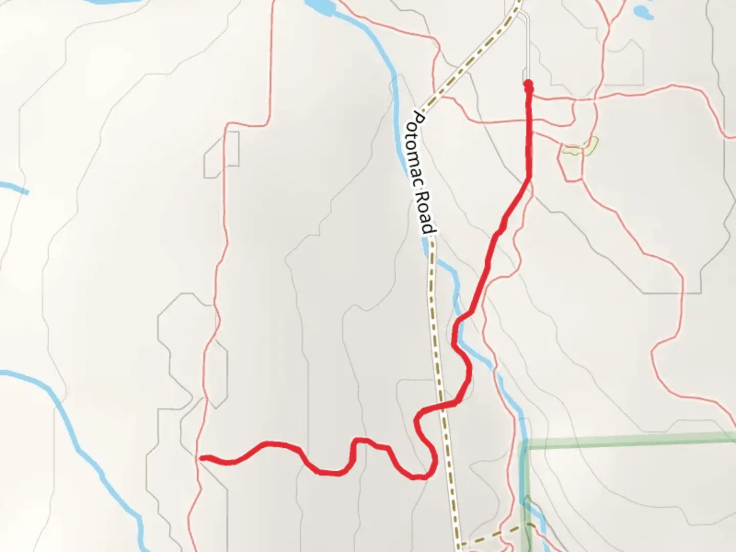 An image depicting the trail Potomac Trail and its surrounding area.