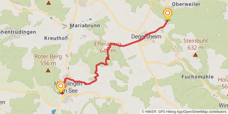 Frankenweg alt 8 Map