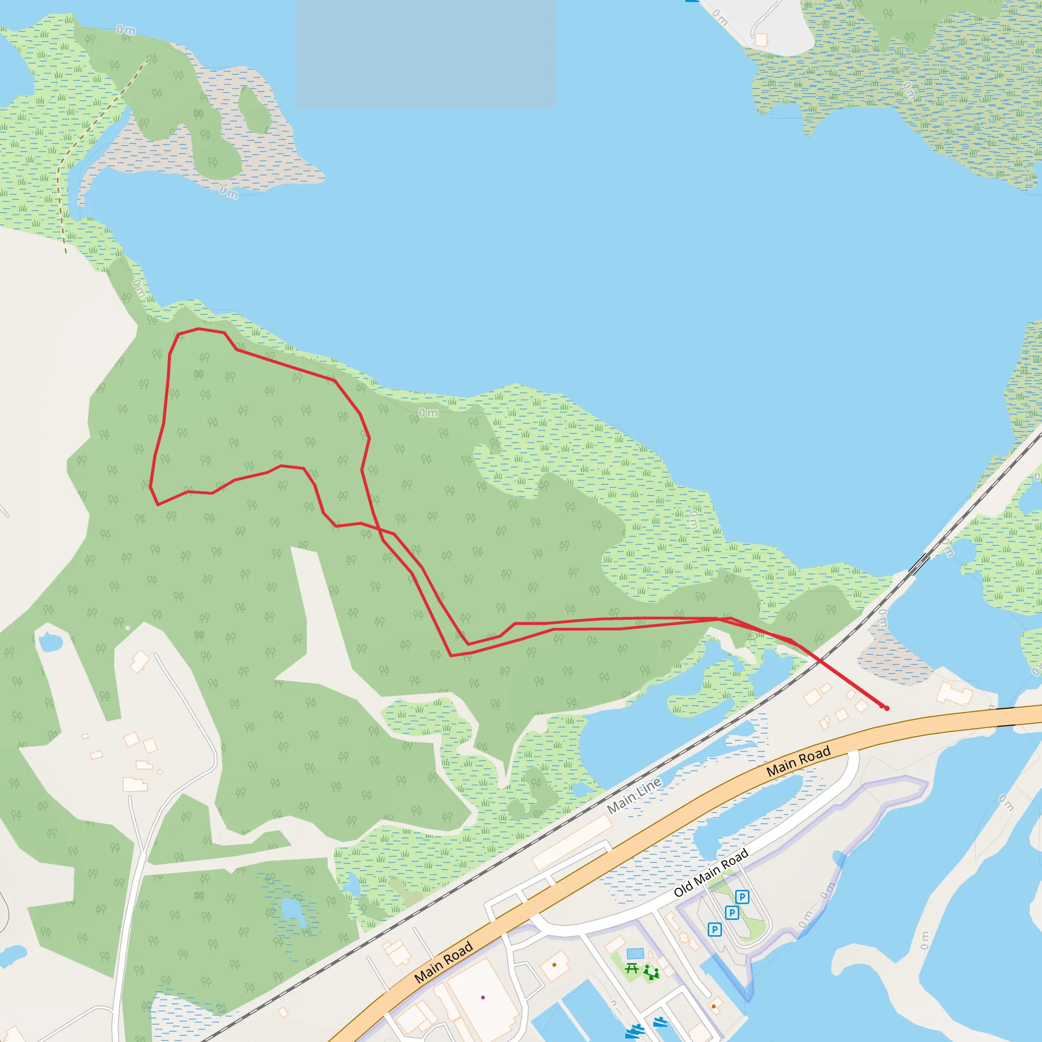 Hashamomuck Pond mobile static map