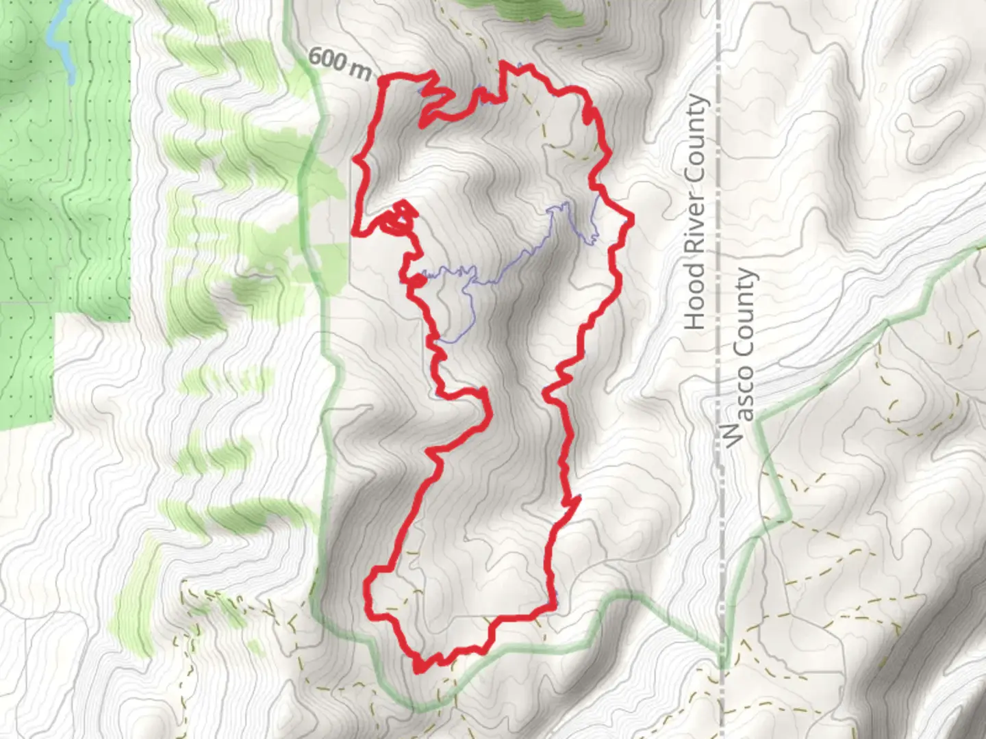 An image depicting the trail Whoopdee Loop Trail and its surrounding area.
