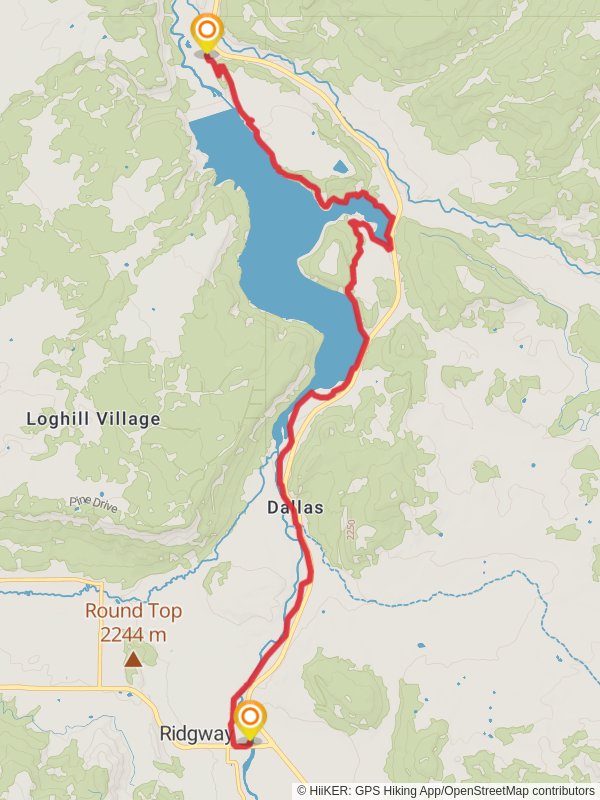 Umcompahgre River Walk and Enchanted Mesa Trail