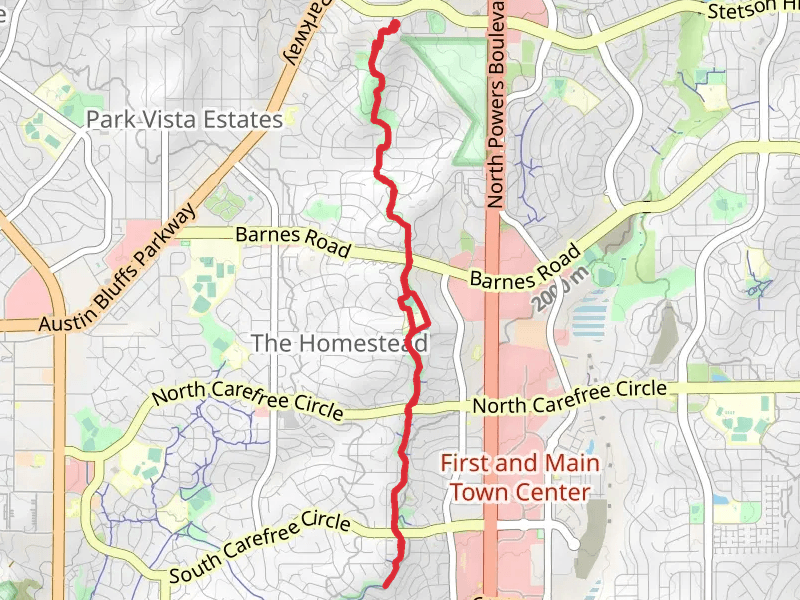 Homestead Trail - Stetson Hills Boulevard