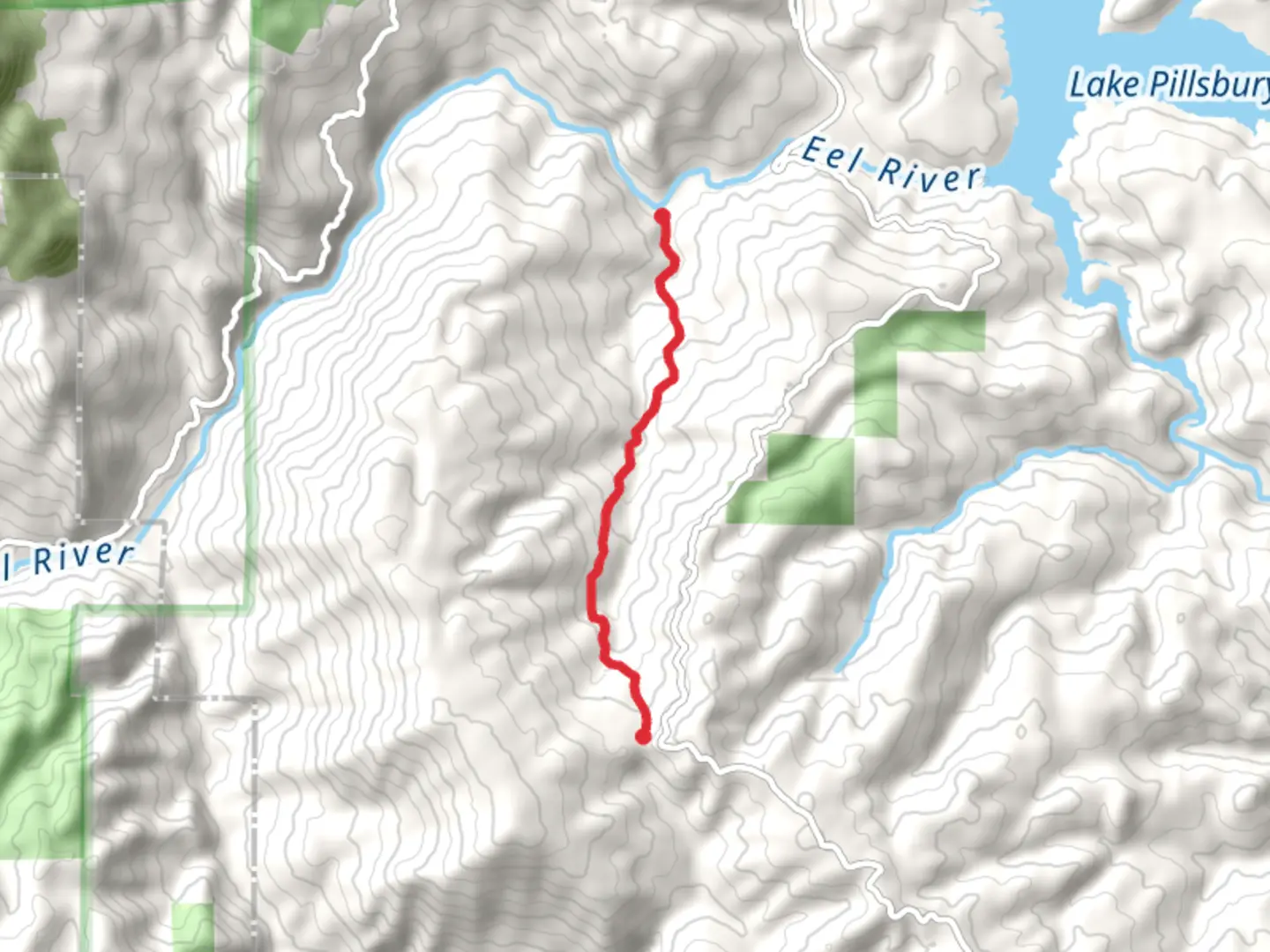 An image depicting the trail Benmore Trail and its surrounding area.