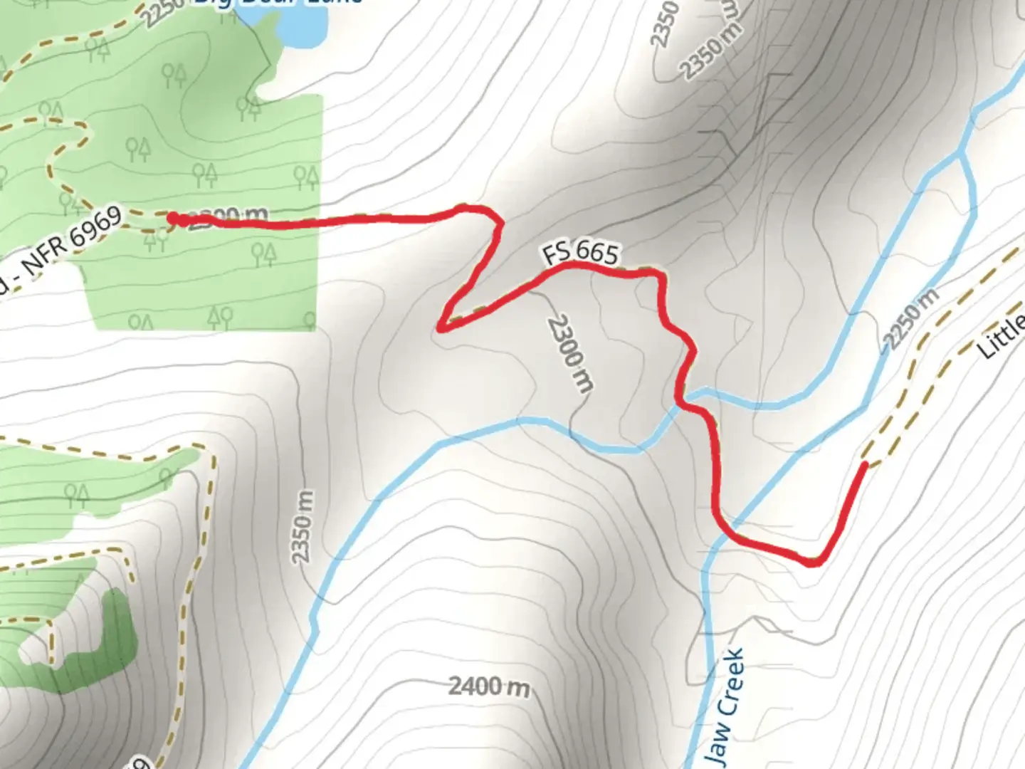 An image depicting the trail Lower Moose Jaw Trail and its surrounding area.