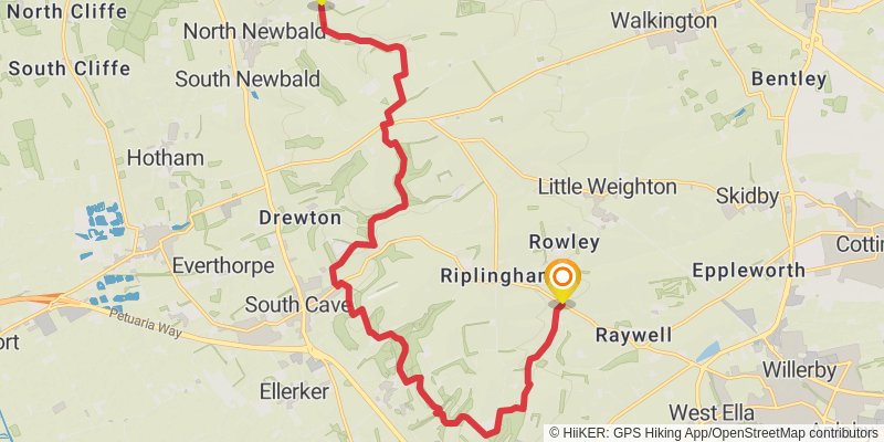 High Hunsley Circuit stage 2 Map
