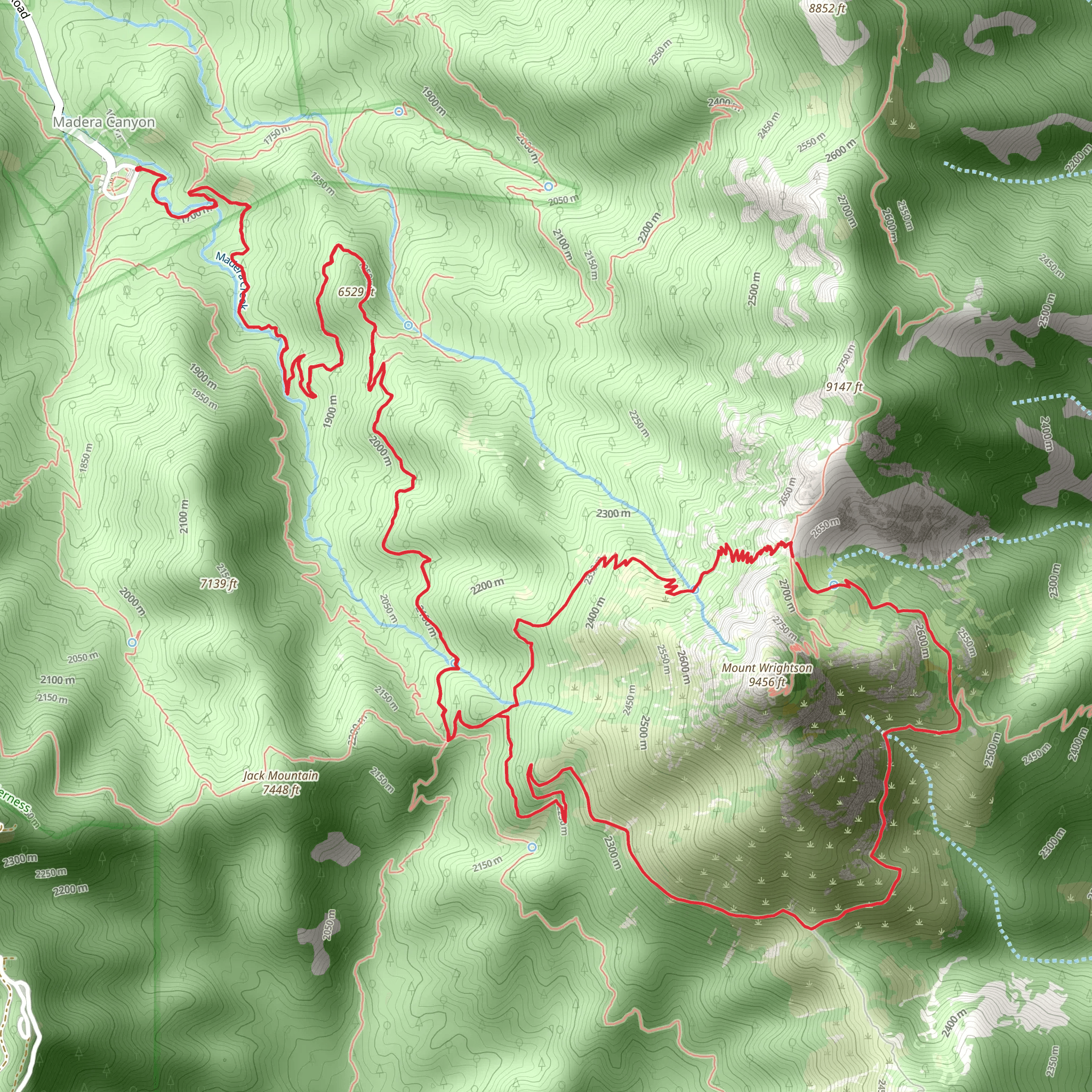 Super Loop Trail mobile static map