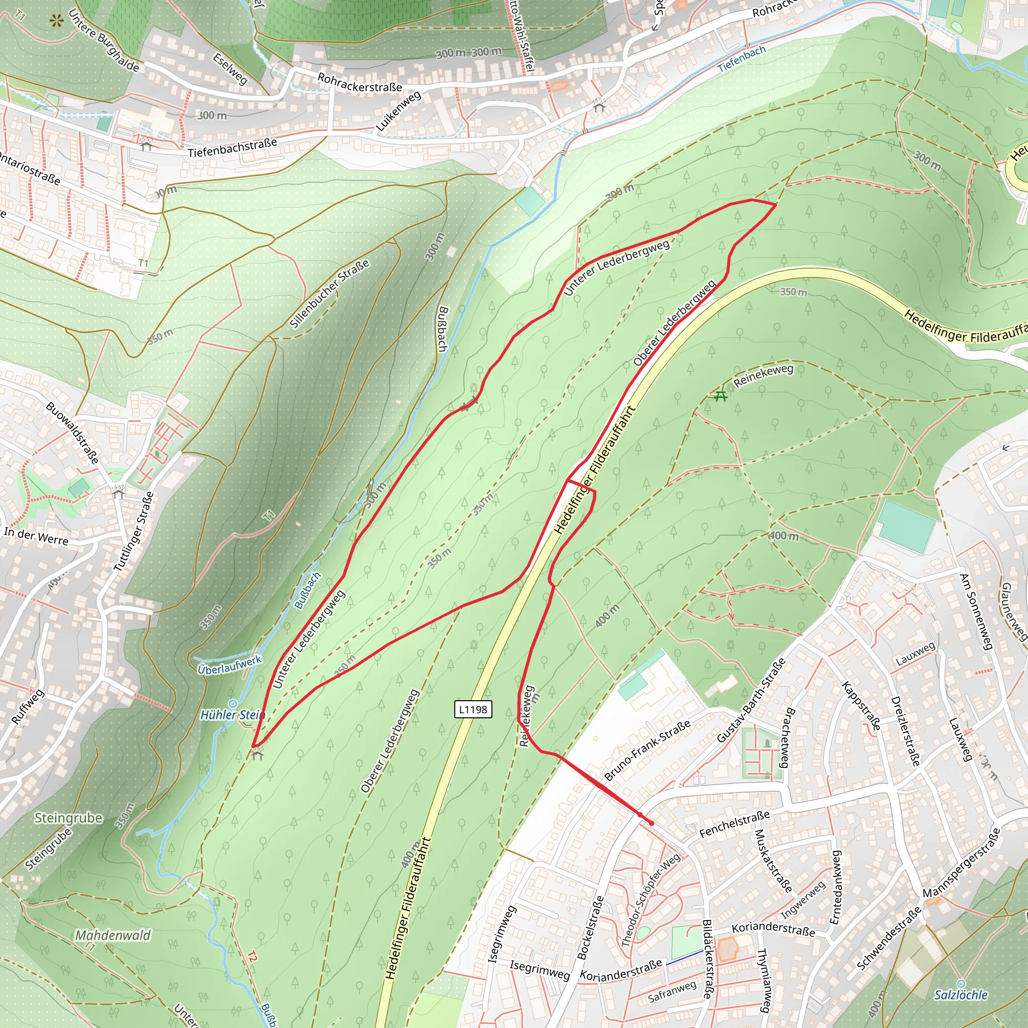 Lederberg Loop mobile static map