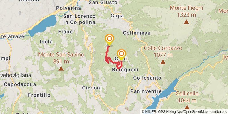 Cammino Nelle Terre Mutate alt 2 Map