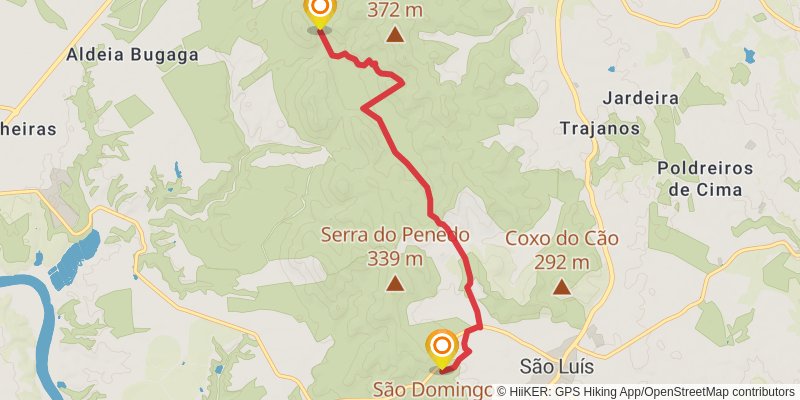 Rota Vincentina alt 3 Map