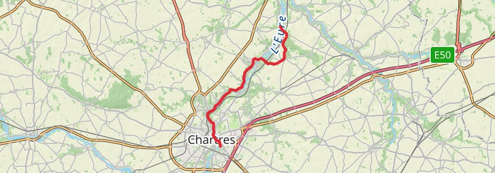 GR 655 Via Turonensis stage 25 Map