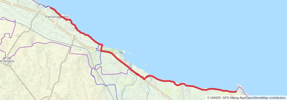 Via Francigena stage 155 Map