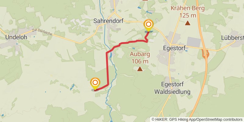 Heidschnuckenweg spur 1 Map