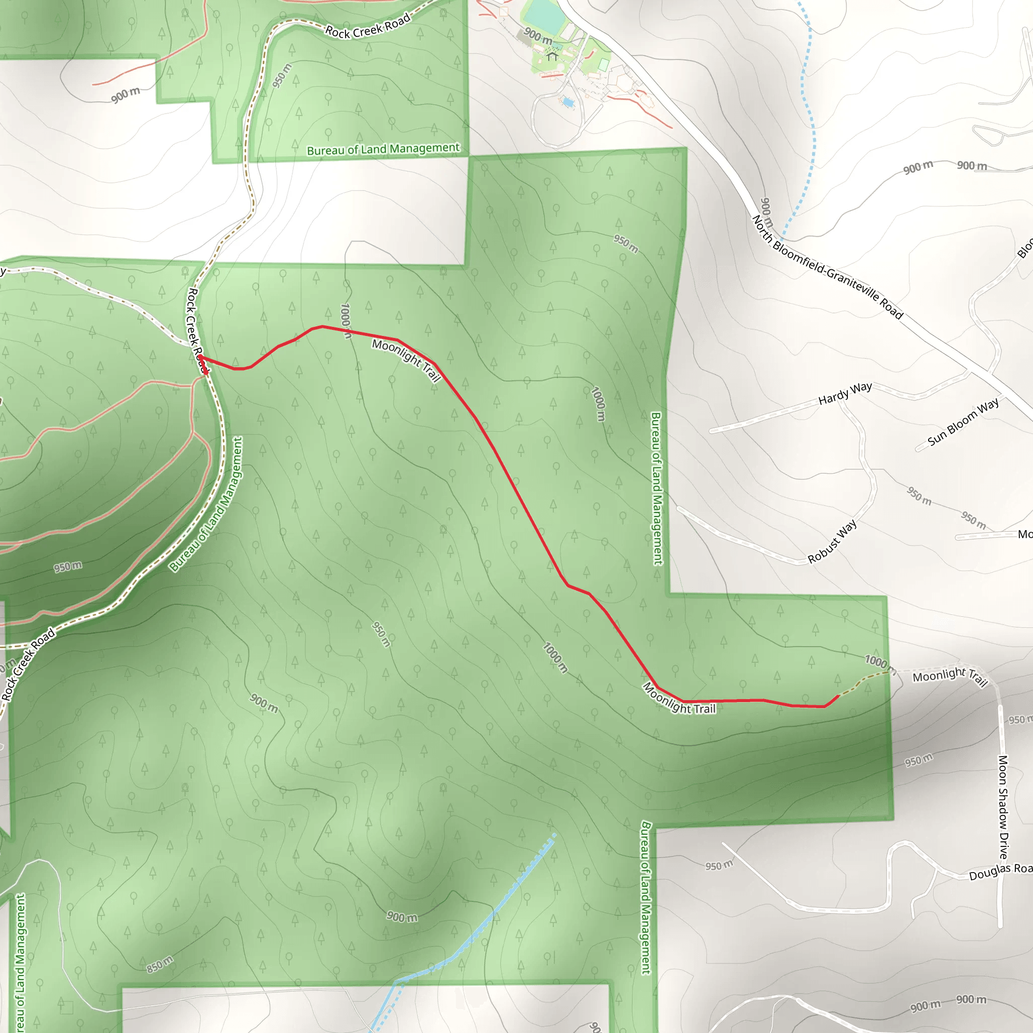 Moonlight Trail mobile static map