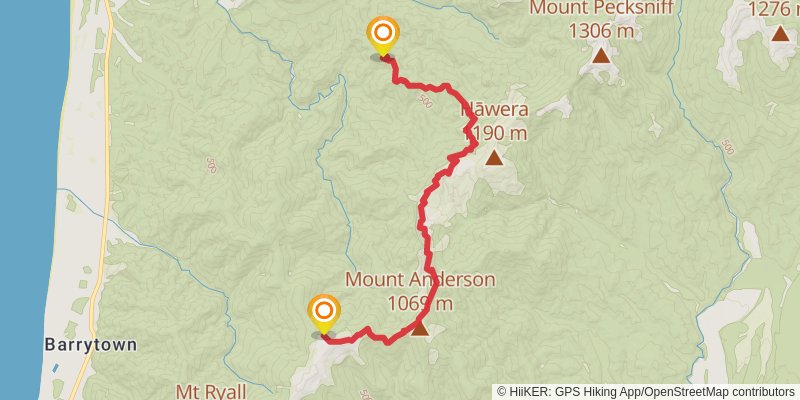 Paparoa Track stage 3 Map