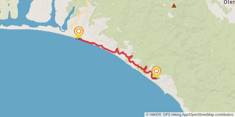 American Discovery Trail - California stage 35 Map