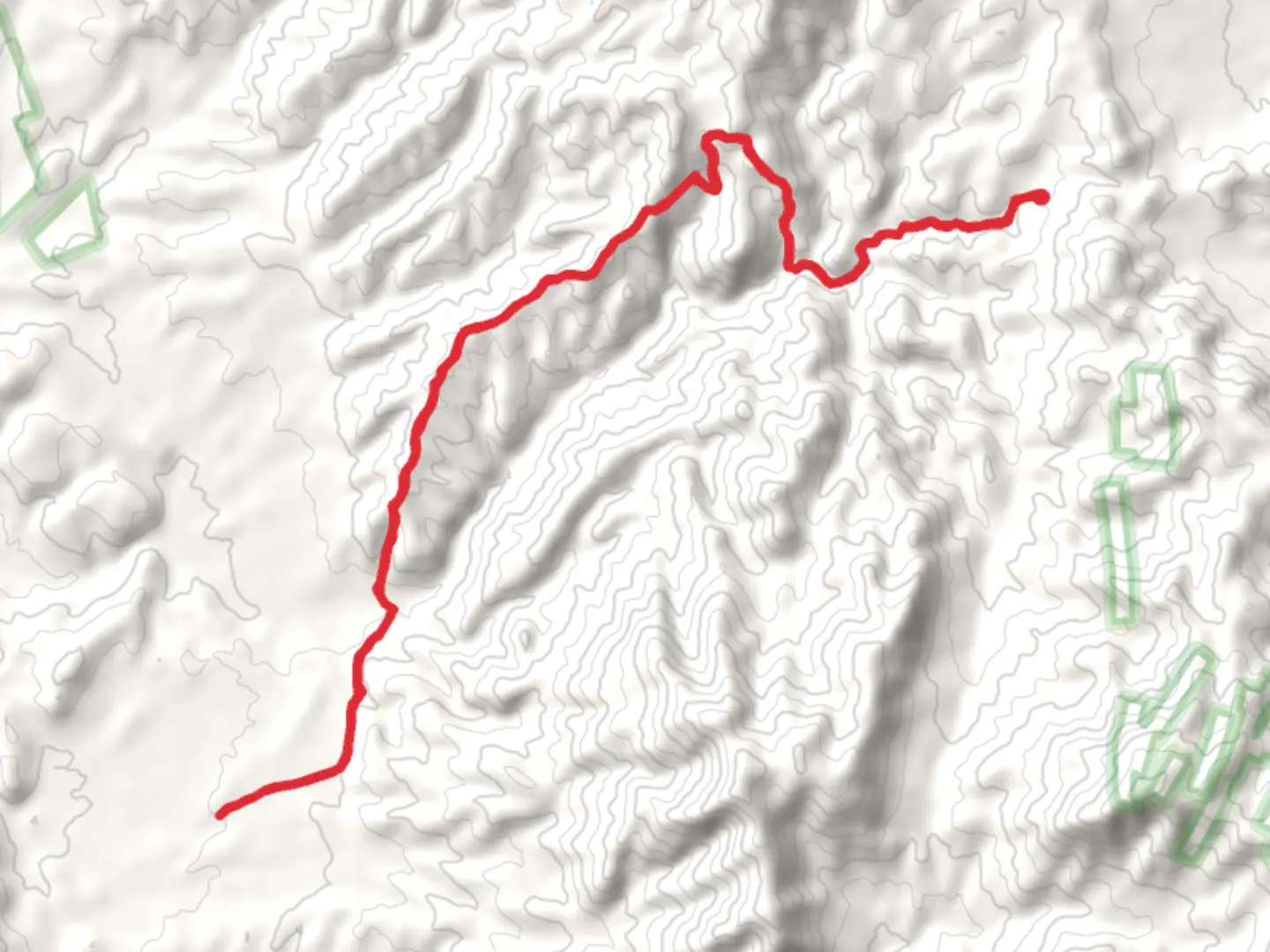 An image depicting the trail Blind Indian Trail and its surrounding area.