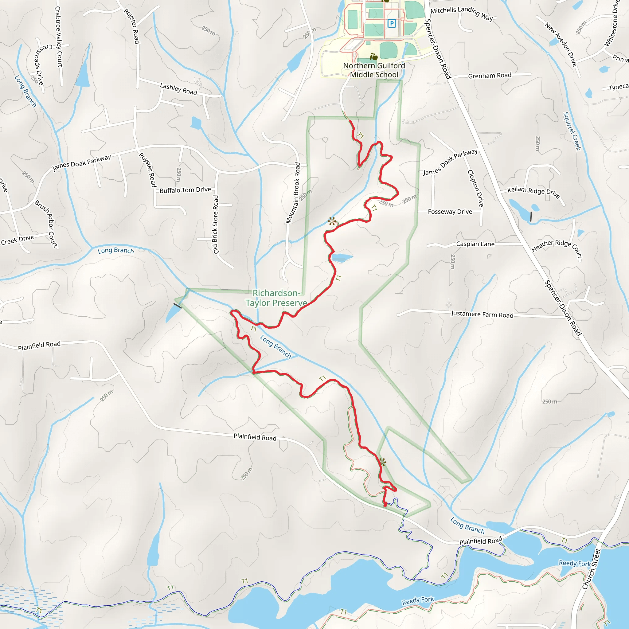 Bill Craft Trail mobile static map