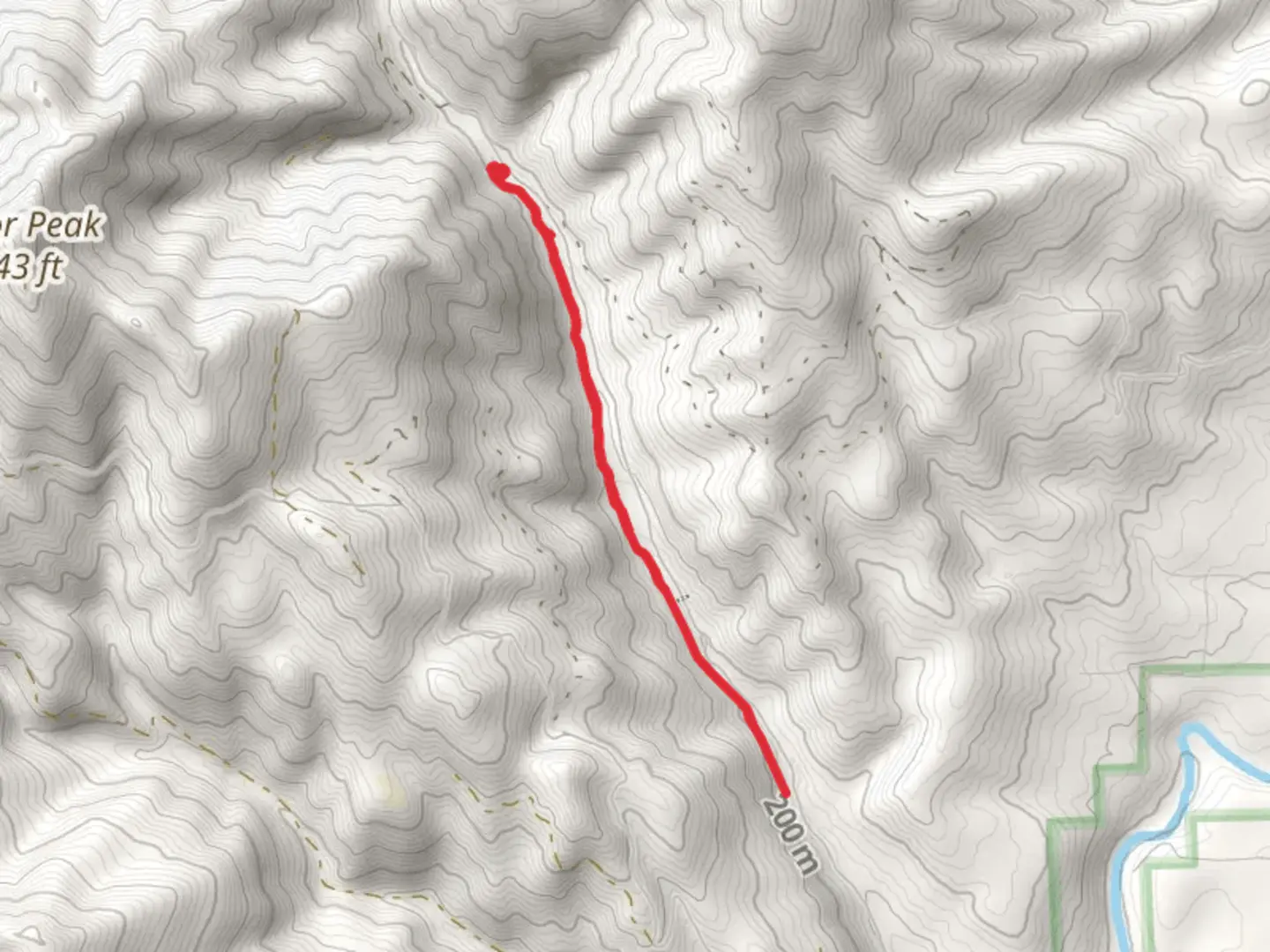 An image depicting the trail Buck Creek Trail and its surrounding area.