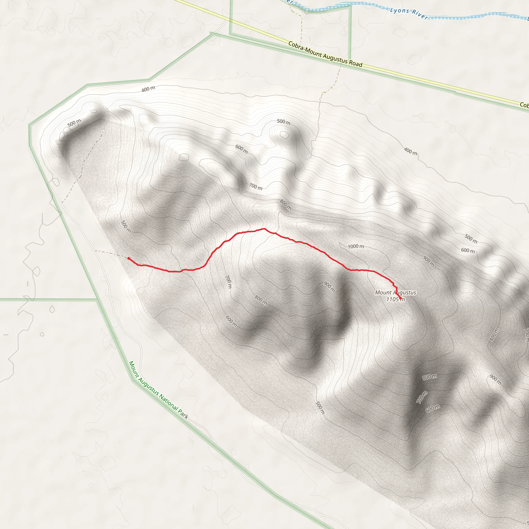 The Summit Trail mobile static map