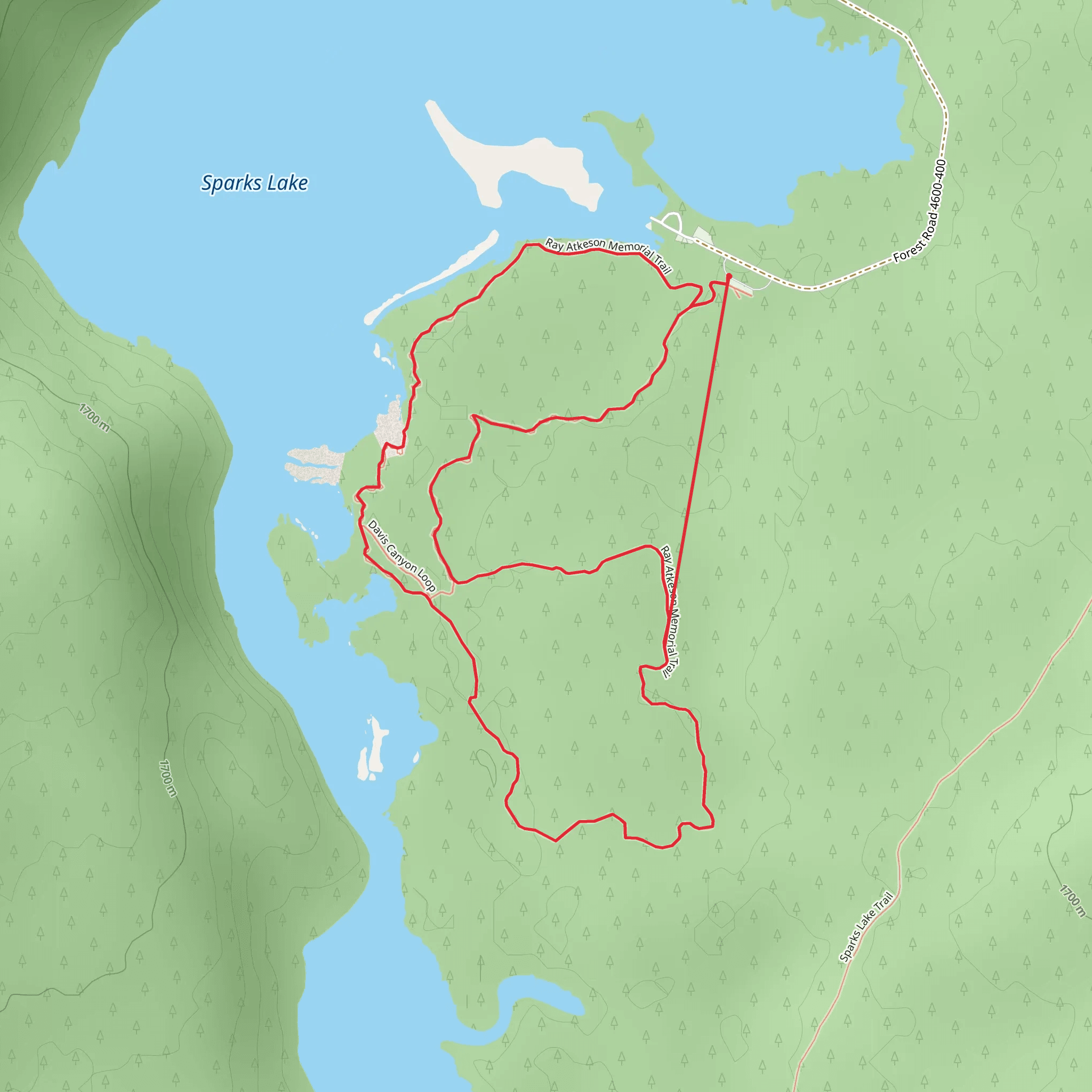 Ray Atkeson Memorial Loop Trail mobile static map