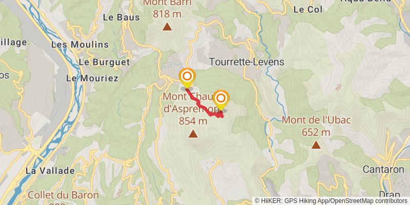 Via Aurelia spur 1 Map