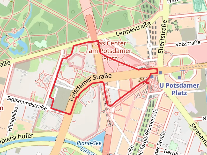 The Center at Potsdamer Platz Loop