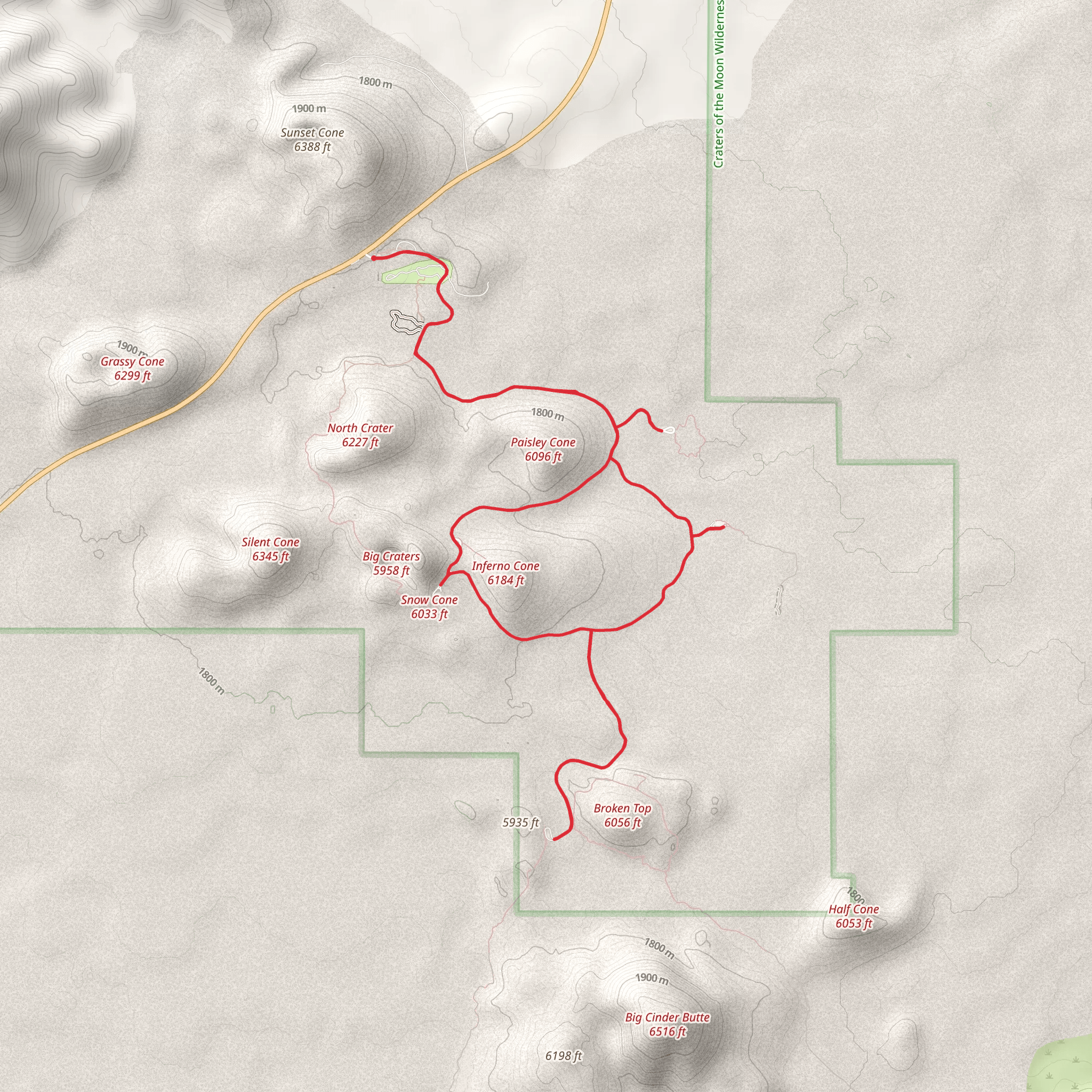 Inferno Cone Loop mobile static map