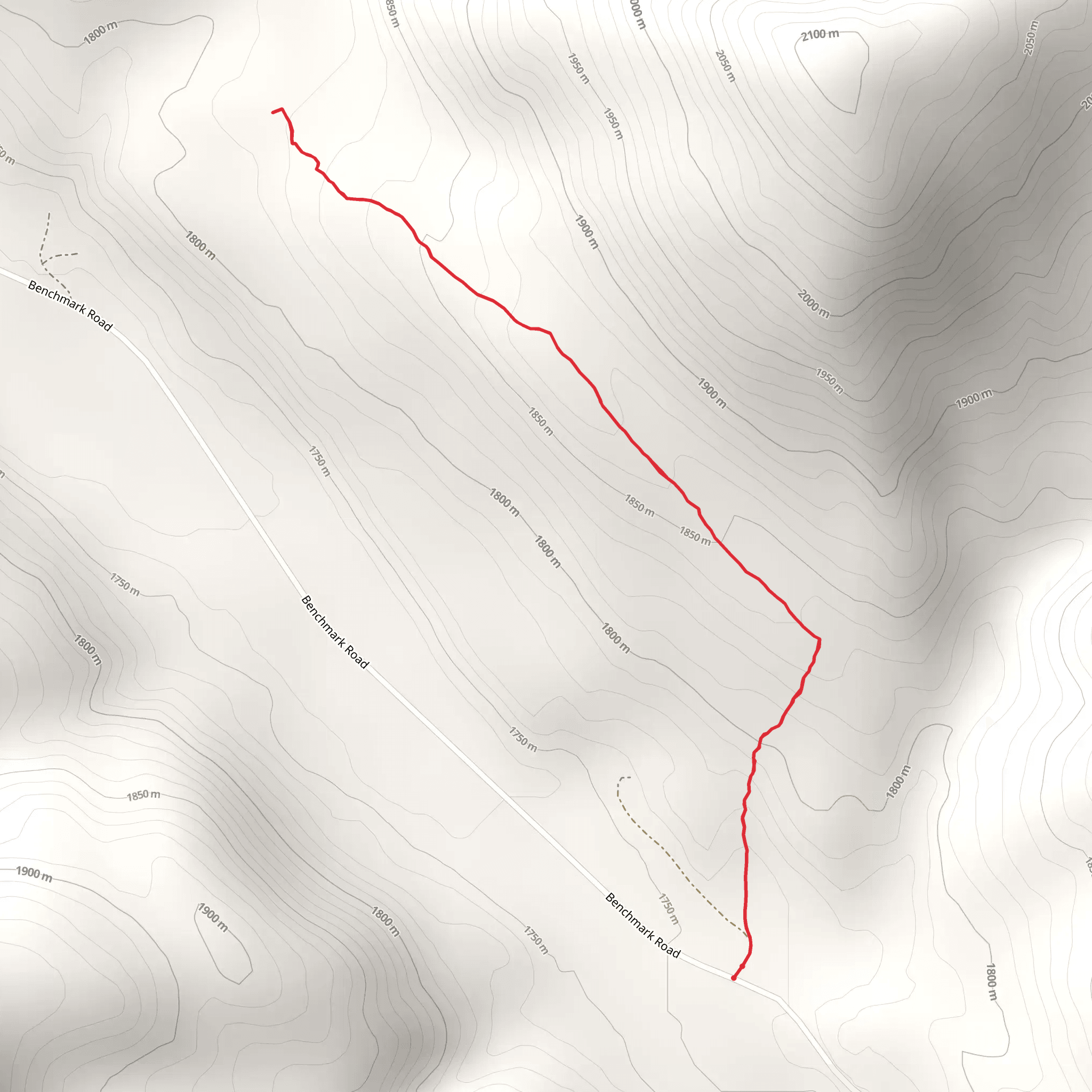 Wood Creek Snotel Trail mobile static map