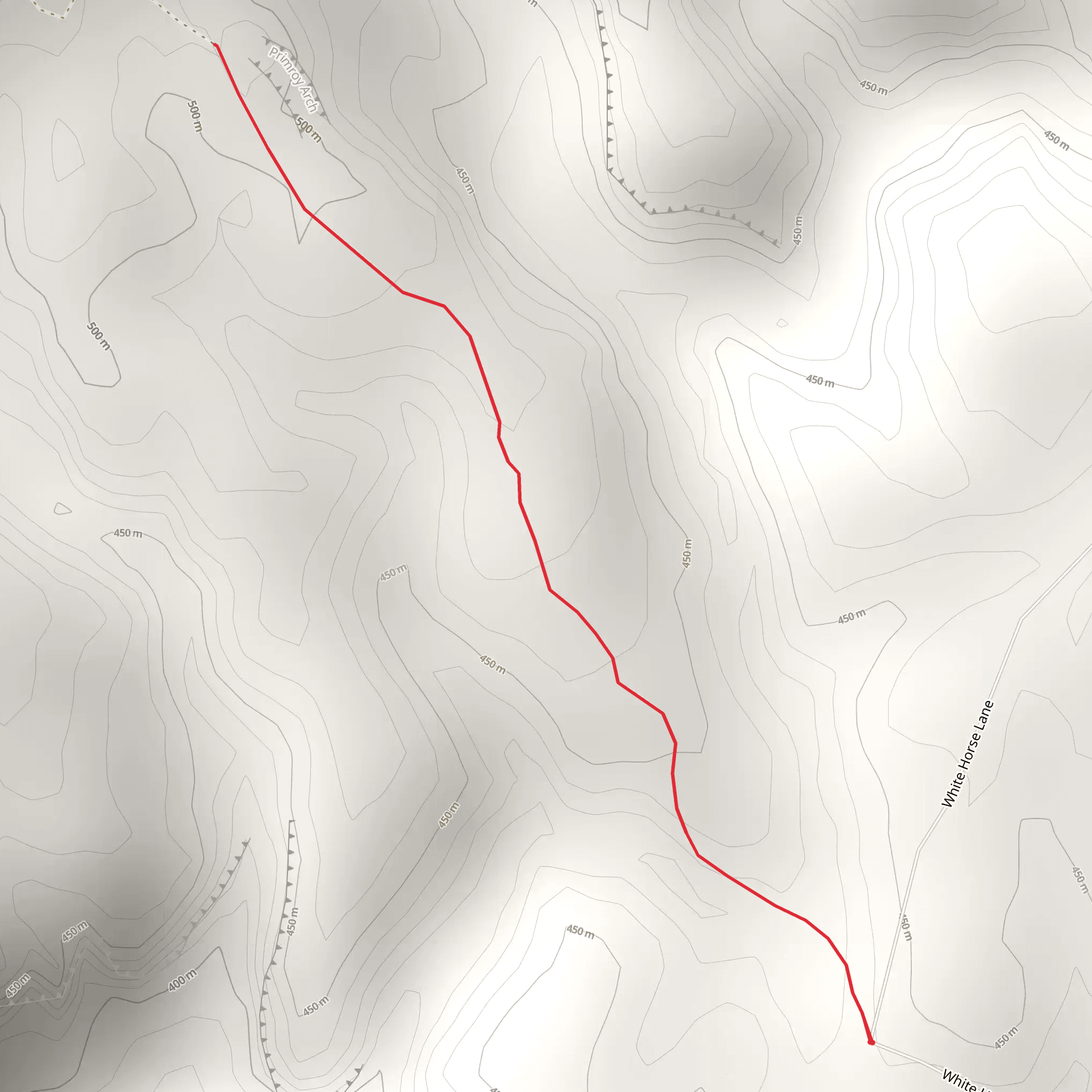 Primroy Bridge Rock Trail mobile static map
