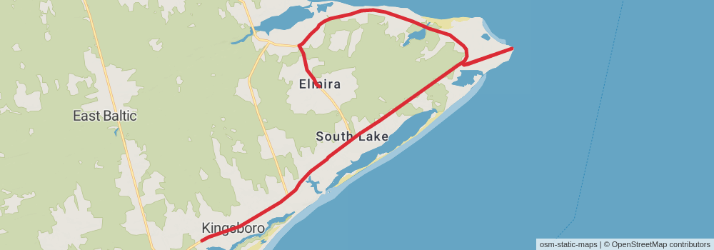 The Island Walk - Prince Edward Island stage 24 Map