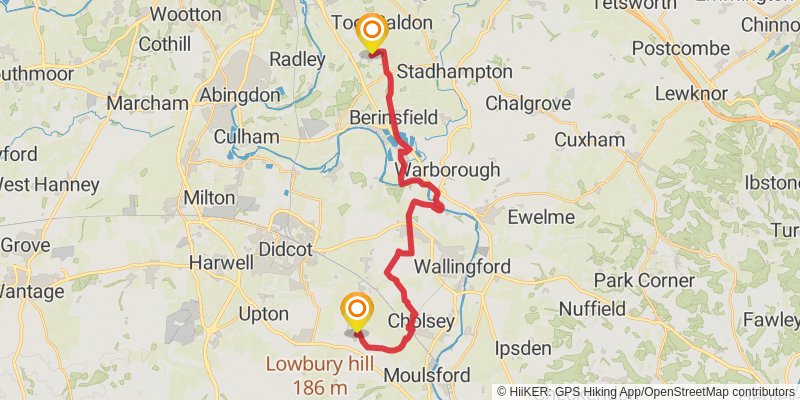 Roman Way stage 12 Map