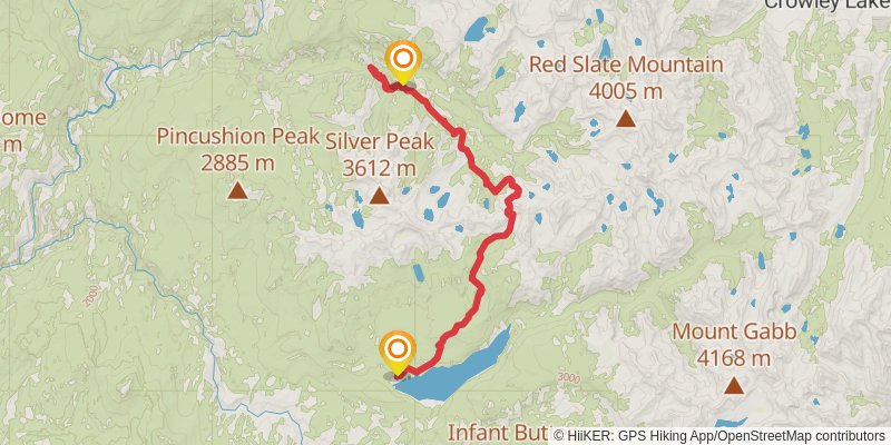 Minnow Creek via Goodale Pass Trail stage 4 Map