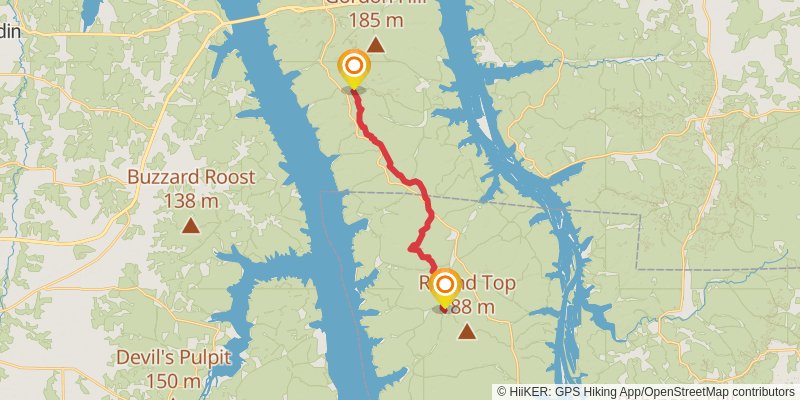 North South Trail stage 4 Map